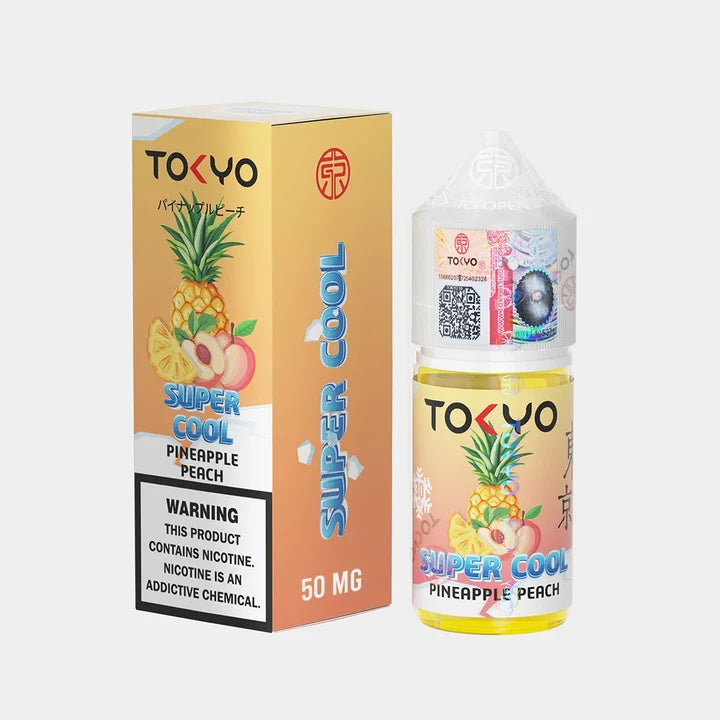 TOKYO SUPER COOL PINEAPPLE PEACH ICE SALTNIC